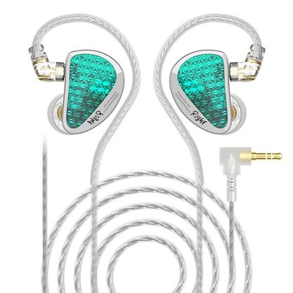 Наушники KZ Acoustics AS16 Pro без микрофона (циан)