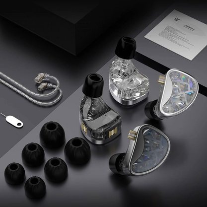 Наушники KZ AS24 (with switches) с микрофоном (серый)