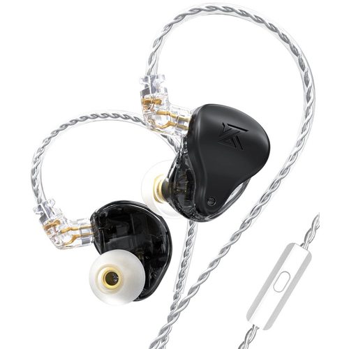 Наушники KZ Acoustics AST c микрофоном (черный)