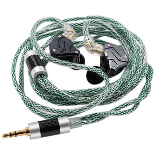 Кабель KZ Acoustics Bold Double Silver-Plated Composite Braided 2Pin 0.75 mm