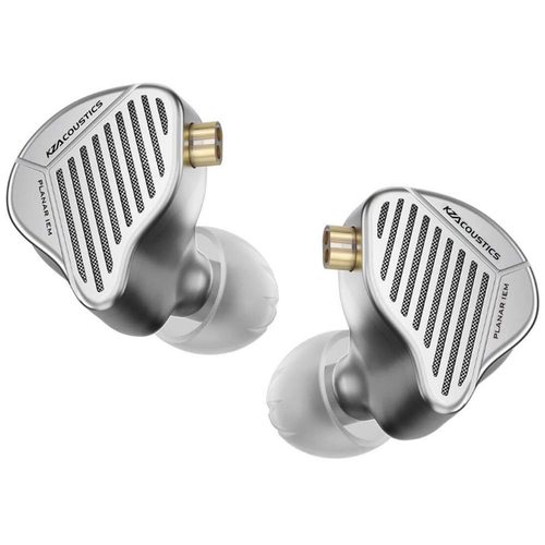 Наушники KZ PR1 Hi-Fi с микрофоном (серебристый)