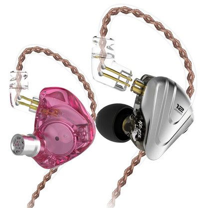 Наушники KZ Acoustics ZSX (с микрофоном) розовый