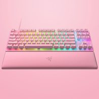 Razer Huntsman V2 TKL Quartz (розовый)