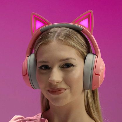 Беспроводные наушники Razer Kraken Kitty V2 BT (розовый)