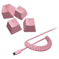 Набор кейкапов Razer PBT Keycap + Coiled set (розовый)