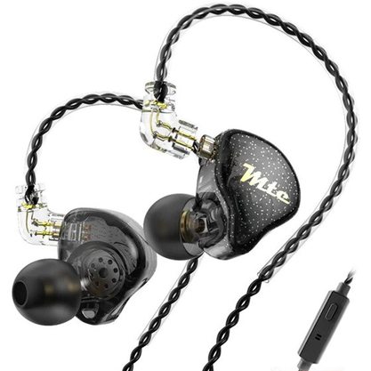 Наушники TRN MTE с микрофоном (черный)