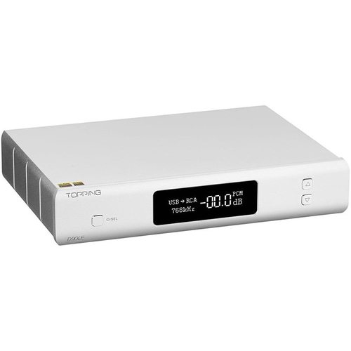 Стационарный усилитель и ЦАП Topping D90LE (серебристый)