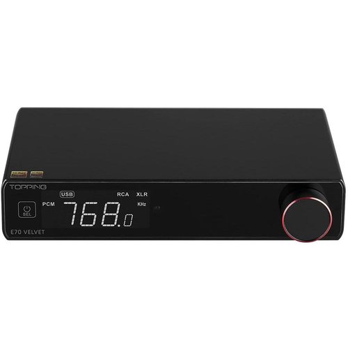 Стационарный усилитель и ЦАП Topping E70 Velvet (черный)