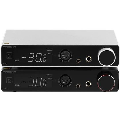 Стационарный усилитель и ЦАП Topping L70 (серебристый)