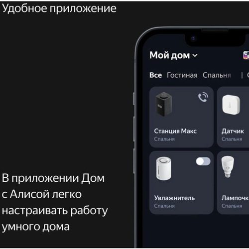 Умная колонка Яндекс Станция Макс с Zigbee YNDX-0053 (черный)