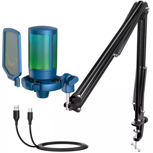 Микрофон FIFINE A6T (голубой)