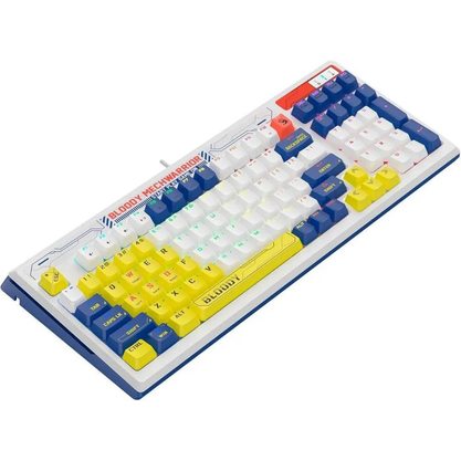 Игровая клавиатура A4Tech Bloody B950 (белый/синий)