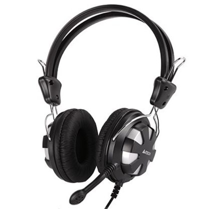 Игровые наушники A4Tech HS-28 (серебро/черный)