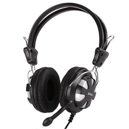 Игровые наушники A4Tech HS-28 (серебро/черный)