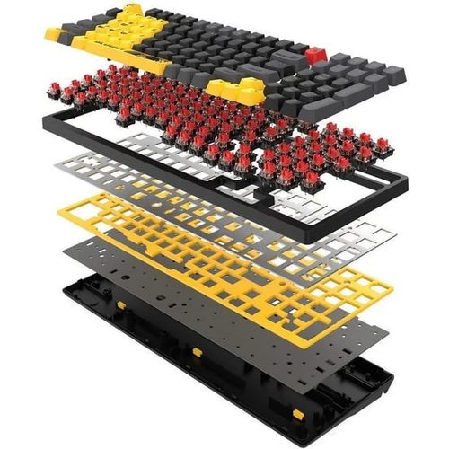 Игровая клавиатура A4Tech Bloody S98 SPORTS LIME (желтый/серый)