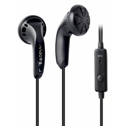 Наушники Vido с микрофоном (3.5 mm) (черный)