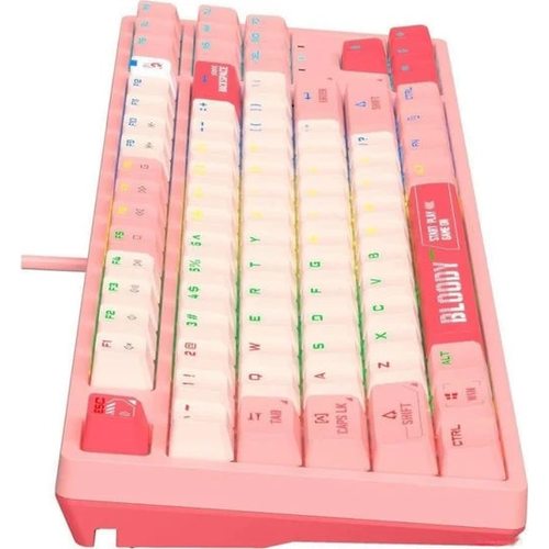 Игровая клавиатура A4Tech Bloody S87 Energy (розовый)