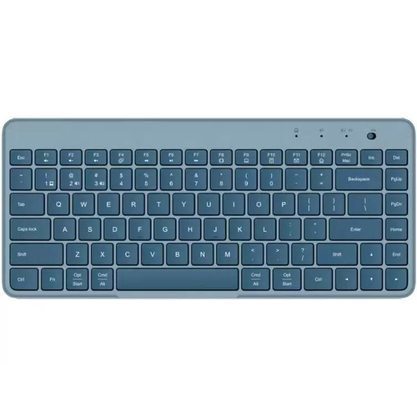 Клавиатура офисная Xiaomi portable dual mode wireless keyboard (голубой)