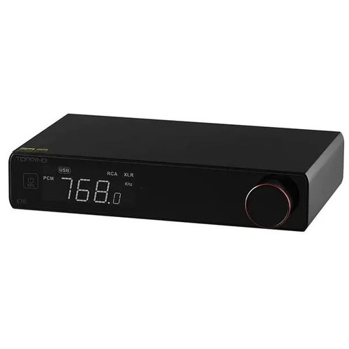 Стационарный усилитель и ЦАП Topping E70 (черный)