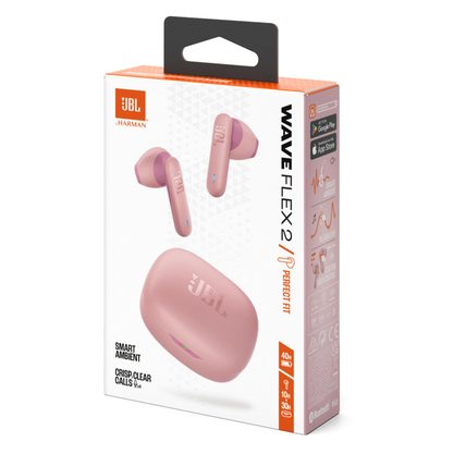 Беспроводные наушники JBL Wave Flex 2 (розовый)