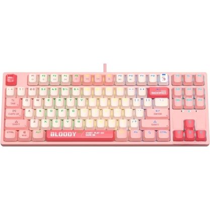 Игровая клавиатура A4Tech Bloody S87 Energy (розовый)