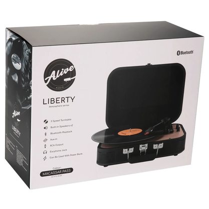 Виниловый проигрыватель Alive Audio Liberty Macassar Pass