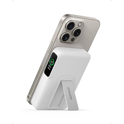 Портативное зарядное устройство (Powerbank) Anker MagGo Power Bank Qi2 (10K) A1654 (белый)