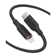 Anker PowerLine III Flow 641 A8663 USB Type-C - Lightning 60W 1.8 м (черный)