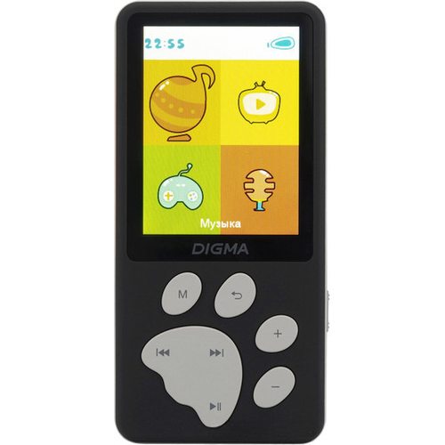 Плеер Digma S5 8Gb черный/серый