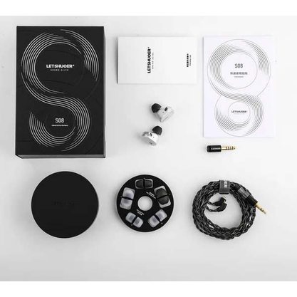 Наушники Letshuoer S08 (серебристый)