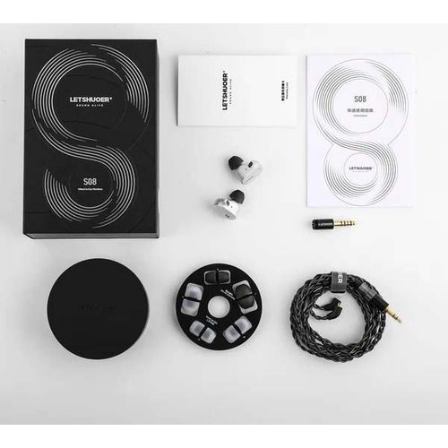 Наушники Letshuoer S08 (серебристый)