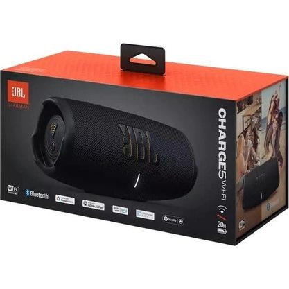 Портативная колонка JBL Charge 5 Wi-Fi (черный)