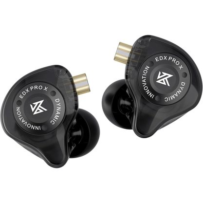 Наушники KZ EDX Pro X с микрофоном (черный)