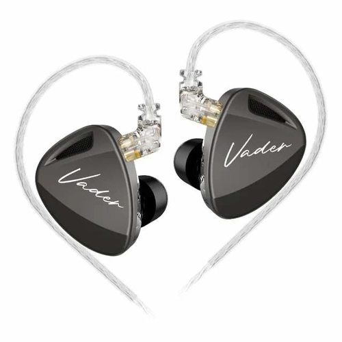 Наушники KZ VADER HIGH RESOLUTION Version (без микрофоном) (черный)