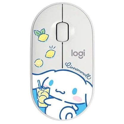 Мышка офисная Logitech Pebble M350 Cinnamoroll (бежевый)