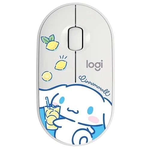 Мышка офисная Logitech Pebble M350 Cinnamoroll (бежевый)