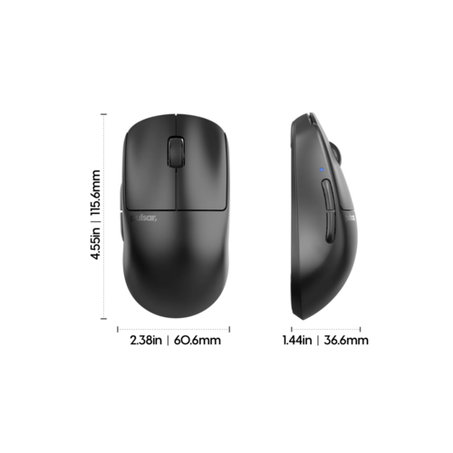 Игровая мышка Pulsar X2 V2 Wireless Size 2 mini (черный)