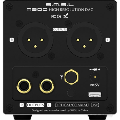 Стационарный усилитель и ЦАП SMSL M300 (черный)