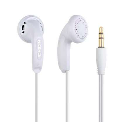 Наушники Nicehck без микрофона (3.5 mm) (белый)
