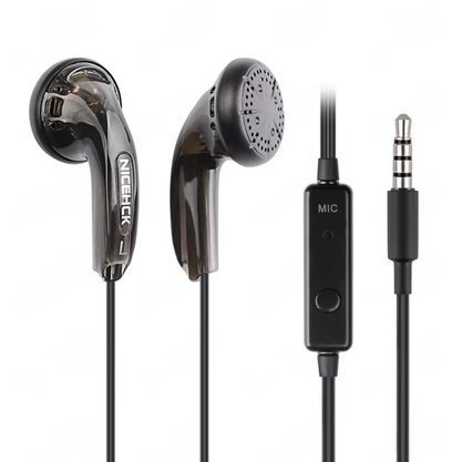 Наушники Nicehck с микрофоном (3.5 mm) (черный)