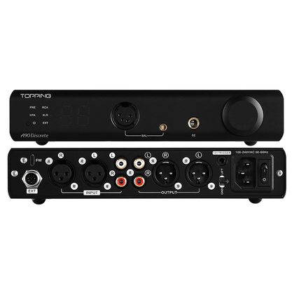 Портативный усилитель и ЦАП Topping A90D (черный)