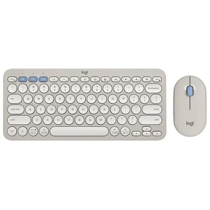 Набор периферии Клавиатура + мышь Logitech PEBBLE 2 COMBO (бежевый)