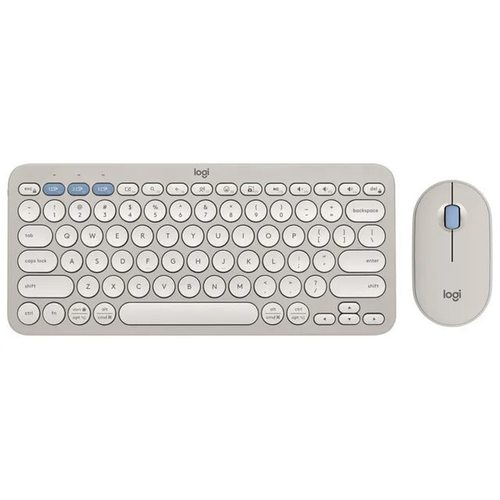 Набор периферии Клавиатура + мышь Logitech PEBBLE 2 COMBO (бежевый)