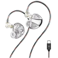 TRN V10 Pro с микрофоном (Type-C) (серебристый)