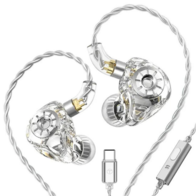 TRN ST1 Pro с микрофоном (белый) (Type-C)