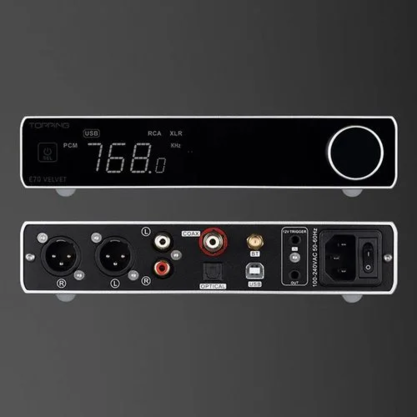 Стационарный усилитель и ЦАП Topping E70 Velvet (серебристый)