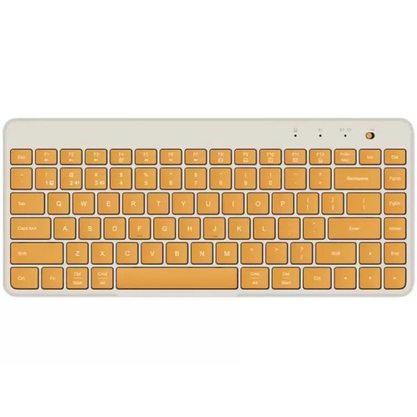 Клавиатура офисная Xiaomi portable dual mode wireless keyboard (желтый)