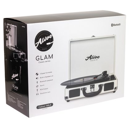 Виниловый проигрыватель Alive Audio Glam Milk