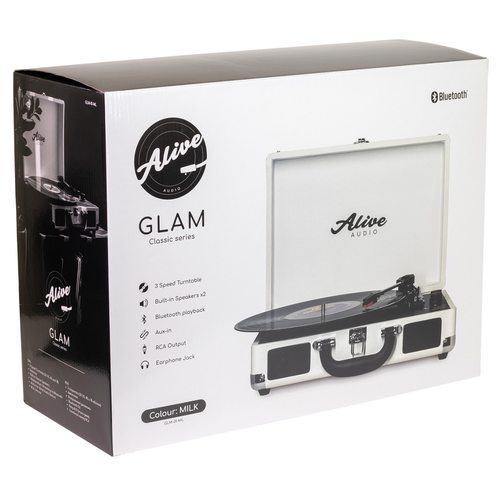 Виниловый проигрыватель Alive Audio Glam Milk