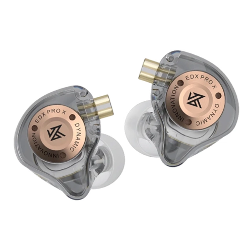 Наушники KZ EDX Pro X с микрофоном (серый)